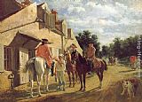At the Relay Station by Jean-Louis Ernest Meissonier